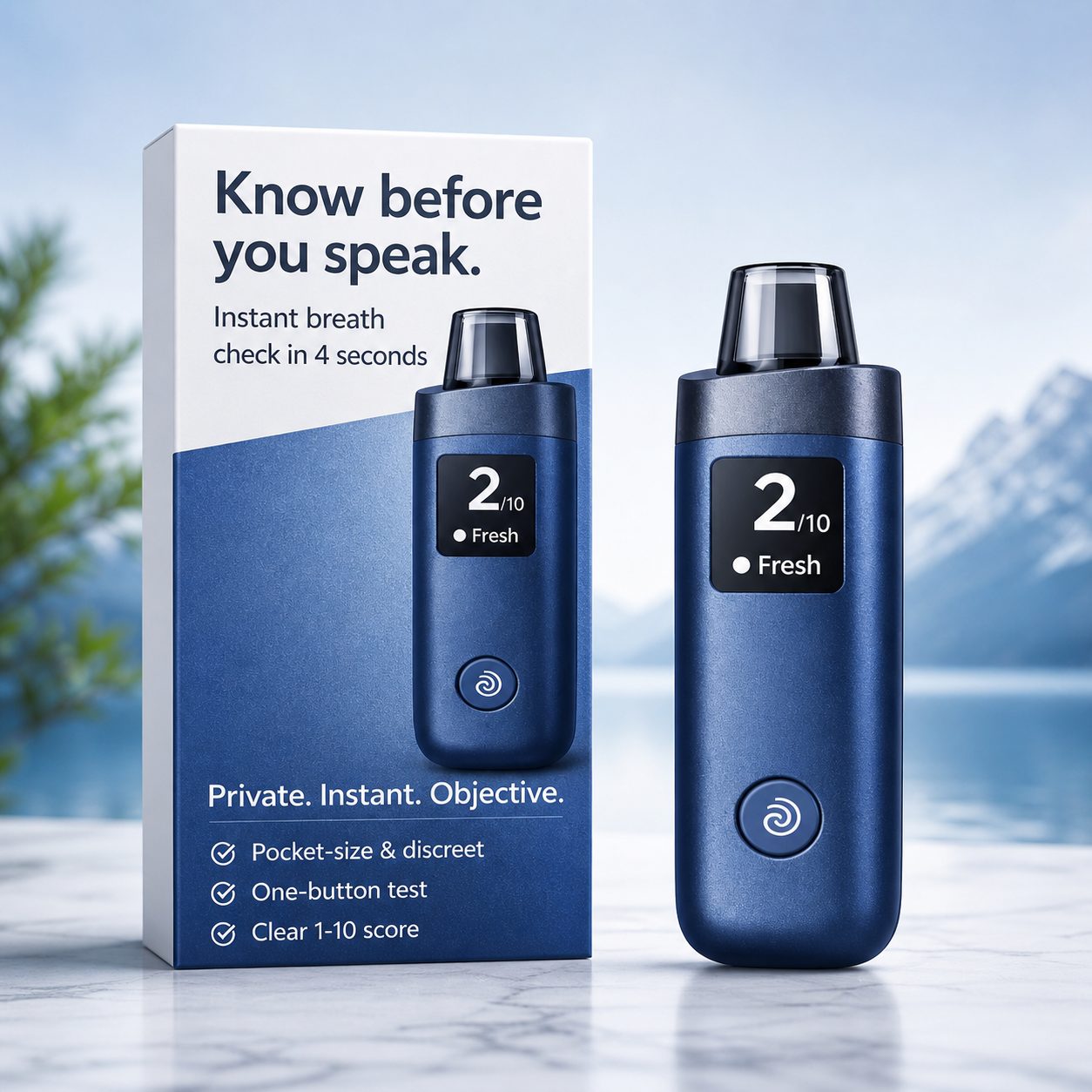 FreshIQ pocket breath checker